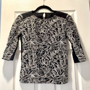 J.Crew Embroidered Wildflower Top